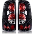 AUTOSAVER88 Tail Lights Assembly Compatible with 1999-2006 Chevy Silverado 1500 2500 3500/2007 Silverado with Classic Body Style/ 1999-2002 GMC Sierra 1500 2500 3500 OE Replacement/Clear Lens