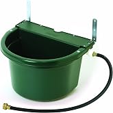 Little Giant&reg; Automatic Animal Waterer | DuraMate Float Controlled Automatic Waterer for Livestock | Heavy Duty and Durable | Made in USA | 4 Gallon (Green, 4 Gallon)