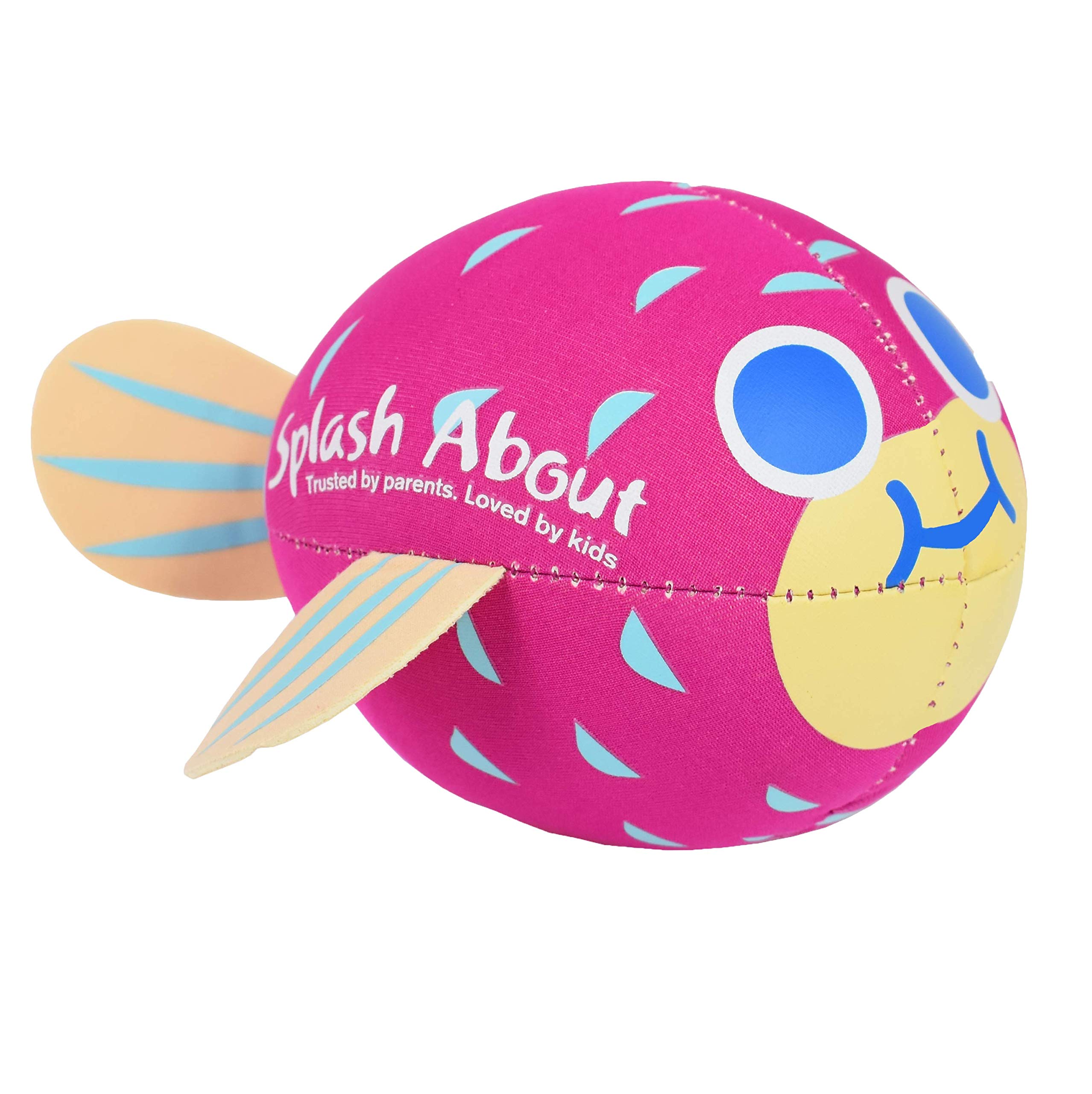 Splash About Baby Neoprene Pufferfish Ball-Water Toy Pool Ball, Purple