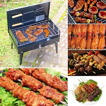 Egab portable and foldable charcoal barbequce grill griller bbq