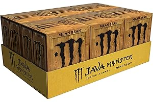 Monster Energy Java Monster Mean Bean, Coffee + Energy Drink, 11 Ounce (Pack of 24)
