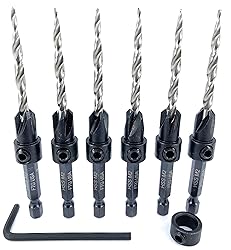 FTG USA Countersink Drill Bit Set 6 Pc #8