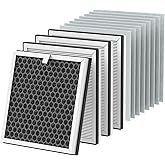 CFKREYA 3-in-1 Replacement Filters for Pure Enrichment PureZone Air Purifier (PEAIRPLG) - 4 Filter + 8 Pre-Filters