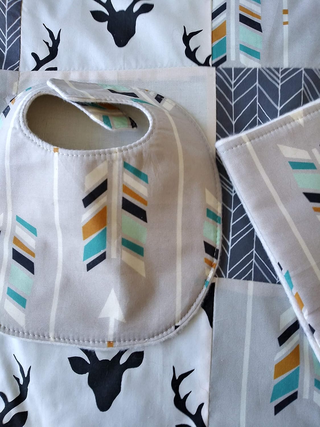 woodland baby blanket