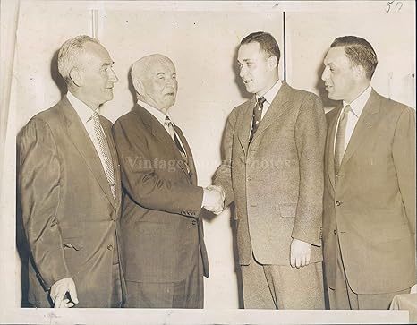 Amazon Co Jp ビンテージ写真 1956年 写真 ウィリアム ボニン ルイス プライス セシル スタインバーグ エドワード シモンド ビジネス 6x8 ホーム キッチン