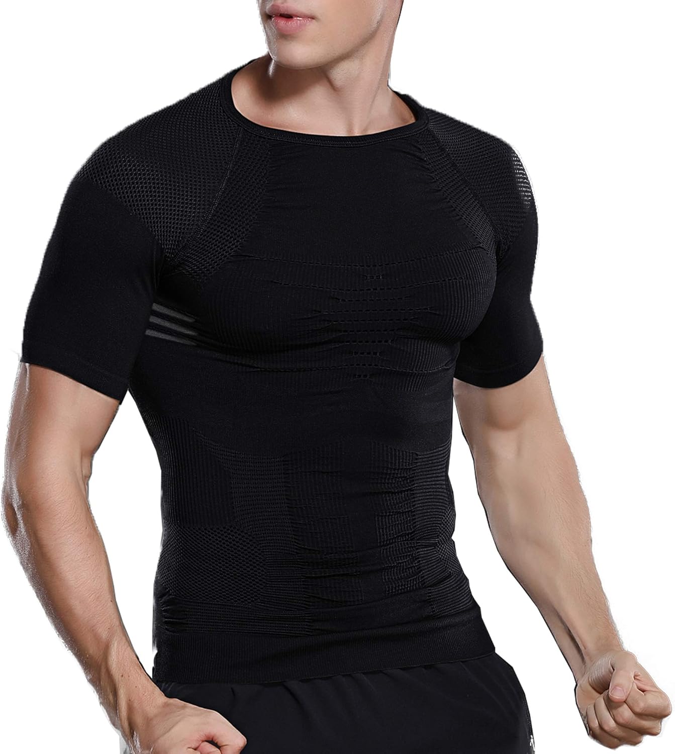 メンズ コンプレッションウェア 加圧シャツ メンズ 加圧インナー トレーニングウェア 通気防臭 スポーツウェア ランニングウェア 半袖シャツ タイツ 吸汗速乾