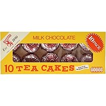Amazon.com: Tunnock's Milk Chocolate Tea Cakes, 10 x 24g : Grocery