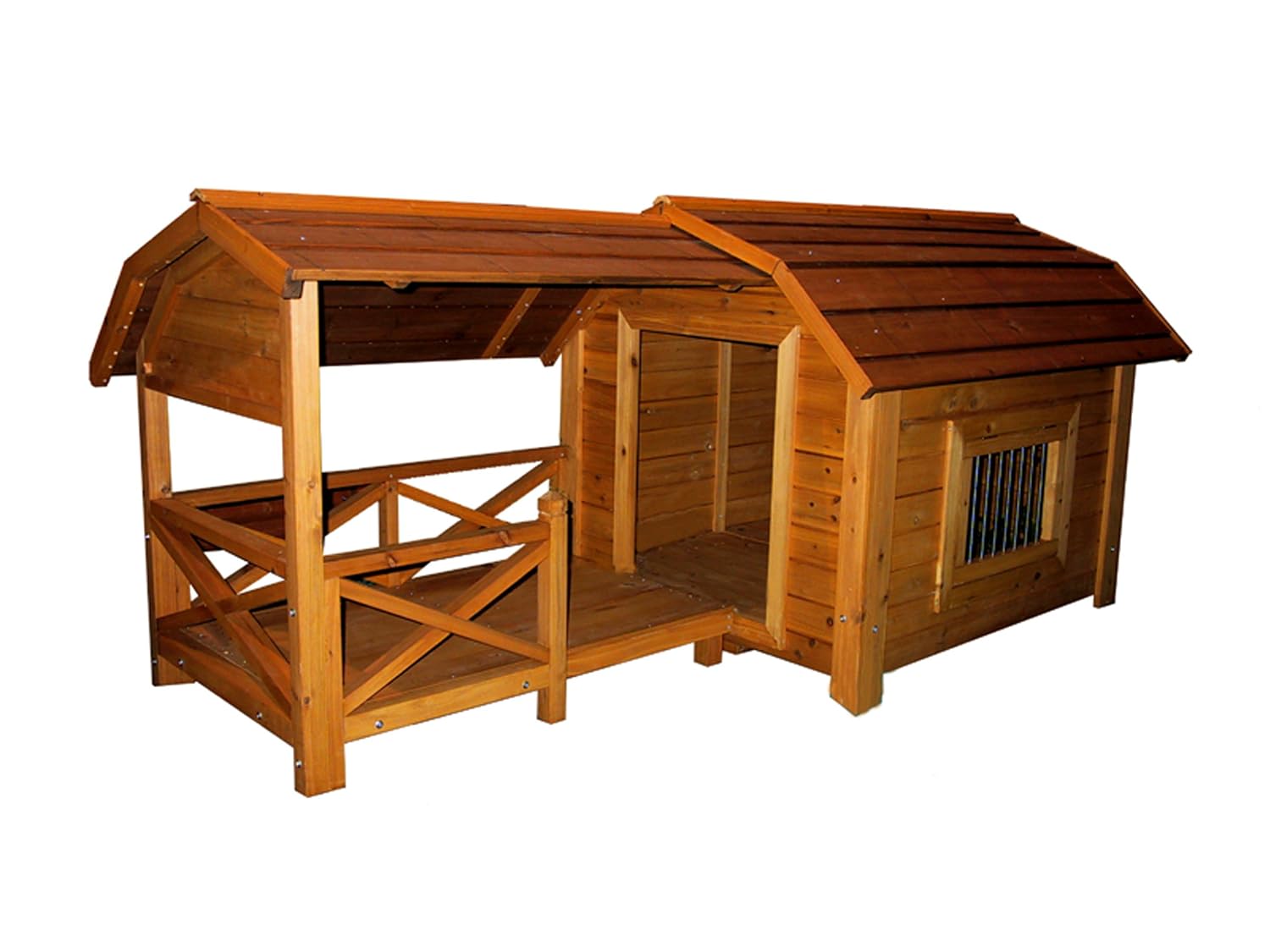 Amazoncom Merry Pet The Barn Wood Pet House Large Dog Houses