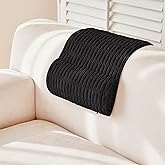 BETTELOOM Headrest and Support Pillow,Recliner Pillow for Neck, Head, or Foot for Office or Massage Chairs, Neck Pain Relief and Cervical Support. Nonslip, Removable Cover (Black, 5.5" Wx13 Lx3 H)