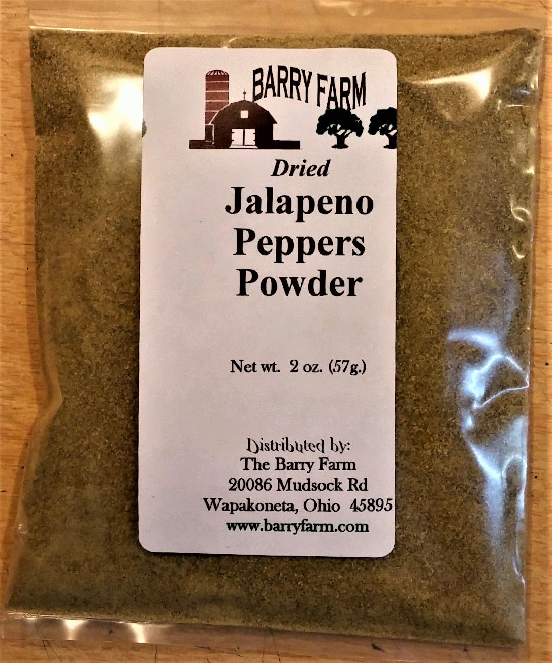 Jalapeno Pepper Powder, 2 oz.