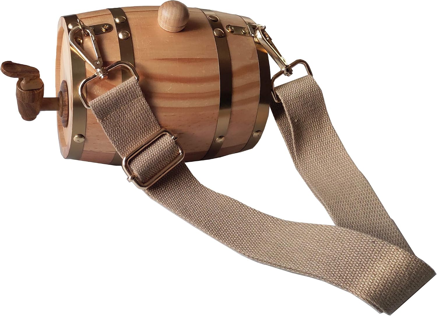St bernard Rescue oak barrel collar,saint bernard wooden barrel collar for dog,1/2 Liter Size Keg with Adjustable Hoops for Pet Barrels San Bernardo