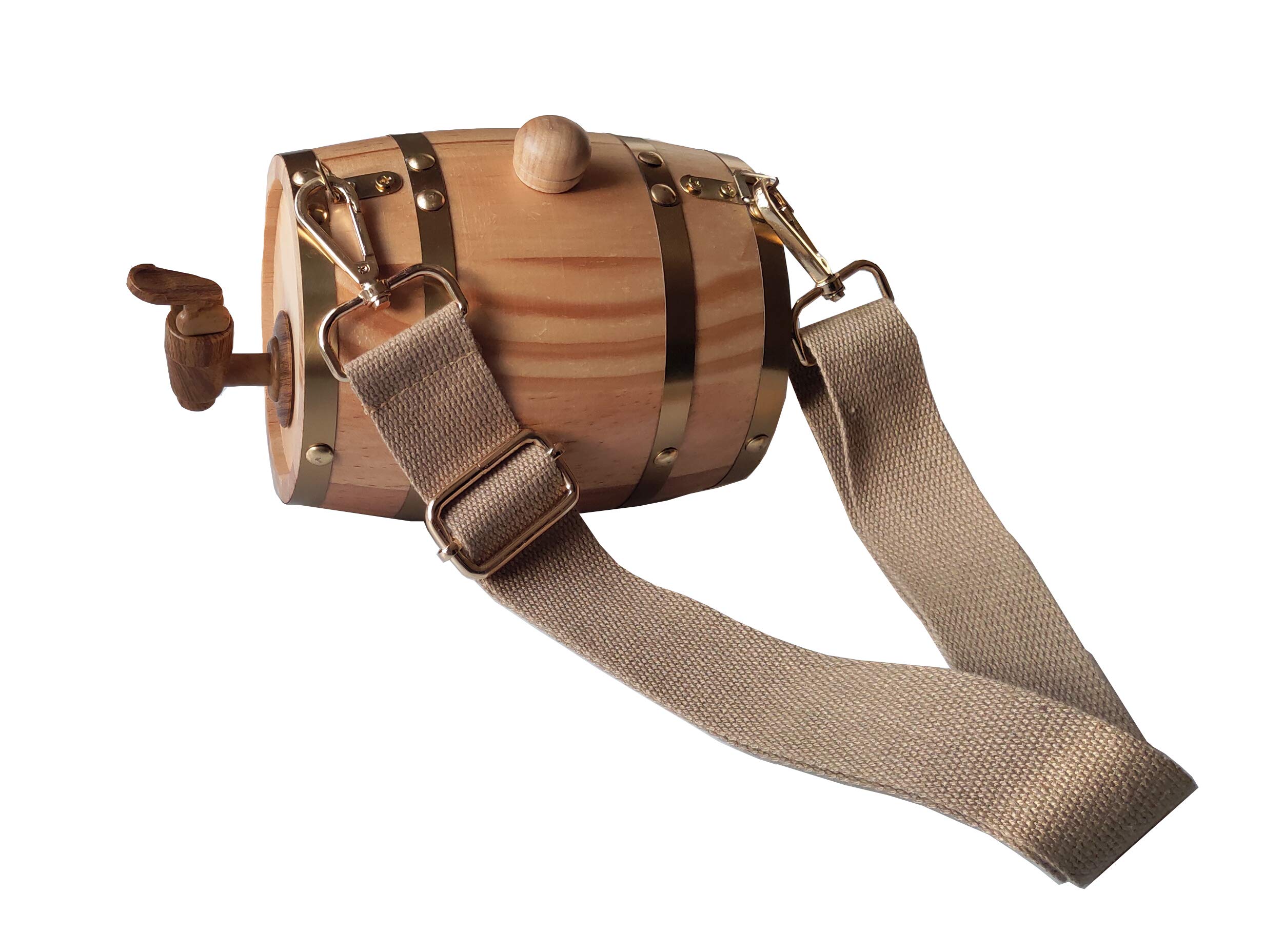 St bernard Rescue oak barrel collar,saint bernard wooden barrel collar for dog,1/2 Liter Size Keg with Adjustable Hoops for Pet Barrels San Bernardo