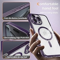 IAIYOXI Magnetic Clear Case for iPhone 12 Pro Max