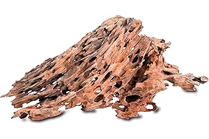 HEMYIS Natural Wood Driftwood for Aquarium Fish Tank Decor,Assorted Driftwood Trunk Branch for Reptile Tank Decor (SHP-XM Driftwood XL(14 to16 Inch)-Pack of 1)