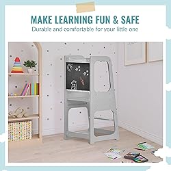 Dream On Me Explora Tower & Step Stool in Pebble