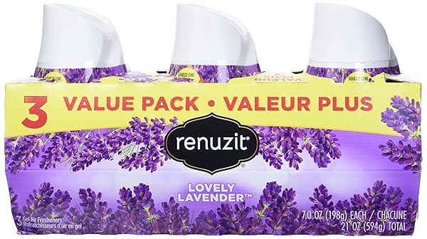 RENUZIT LAVENDER GEL AIR FRESHENER – 7OZ/3CT