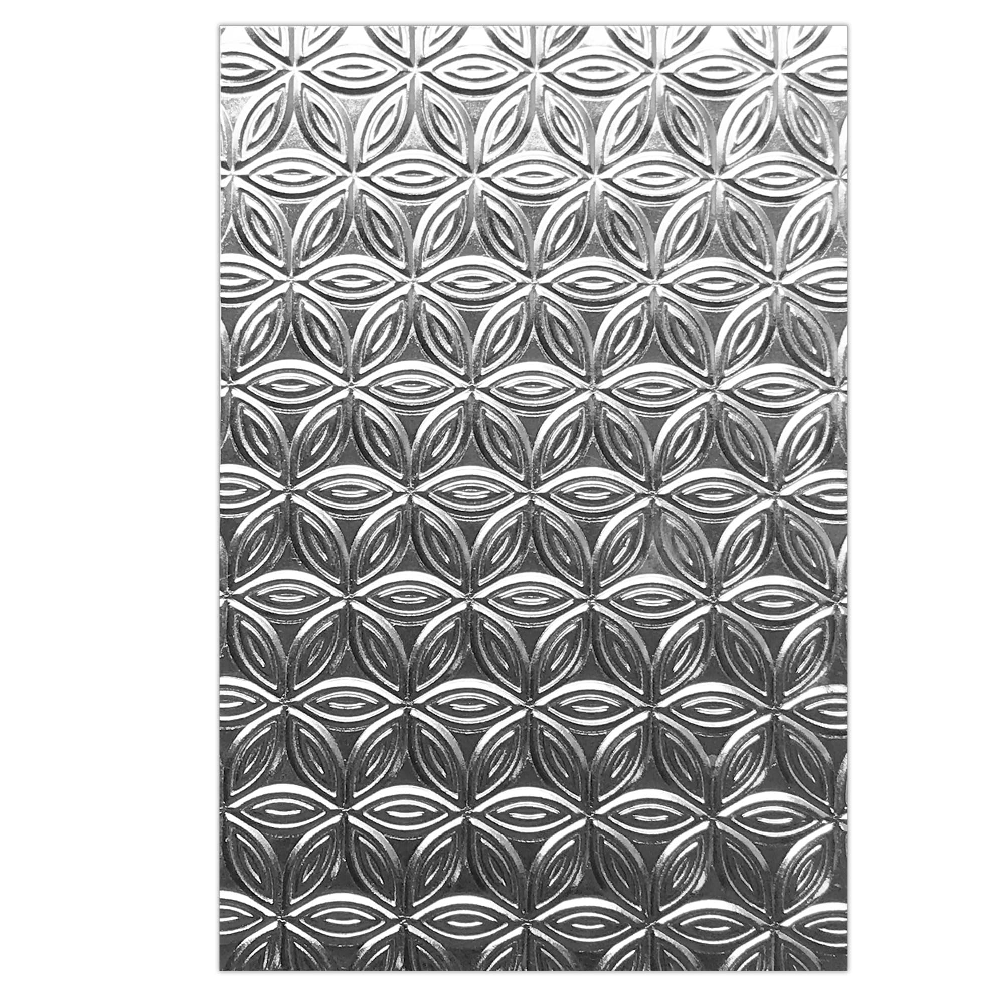 Sizzix 3-D Textured Impressions Folder Pinwheel | 665112 | Dimensional Embossing for Cardmaking, Home Décor, Journaling, Scrapbooking & More, None, One Size