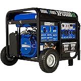 DuroMax XP13000HX Dual Fuel Portable Generator - 13000 Watt Gas or Propane Powered - Electric Start w/ CO Alert, 50 State App
