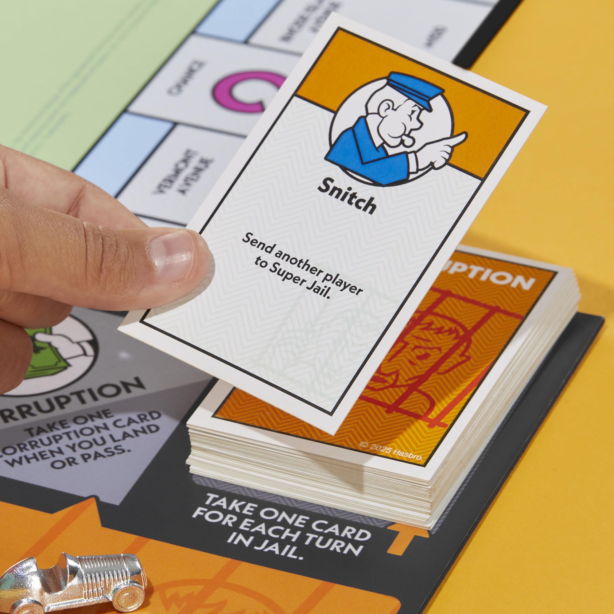 Monopoly Go to Jail Expansion | Add More Fun to Classic Monopoly Game and Play Faster | Ages 8+ | 2-6 Players | 40 Mins. | Family Board Games