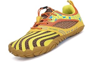 SAGUARO Kids Barefoot Shoes Boys Girls Quick Dry Aqua Athletic Sneakers Lightweight Sport Shoes Toddler Water Shoes