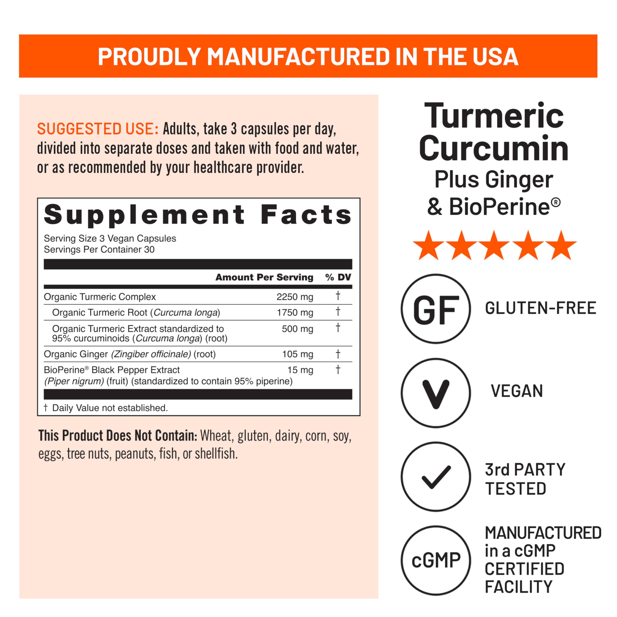 NatureWise Curcumin Turmeric 2250mg - 95% Curcuminoids & BioPerine Black Pepper Extract for Advanced Absorption - Daily Joint and Immune Health Support - Vegan, Non-GMO, 90 Count[30-Day Supply]