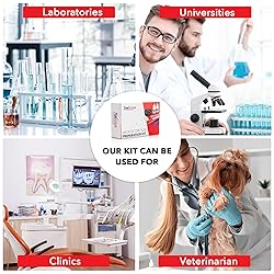 AmScope Microscope Slide Preparation Kit - Includes