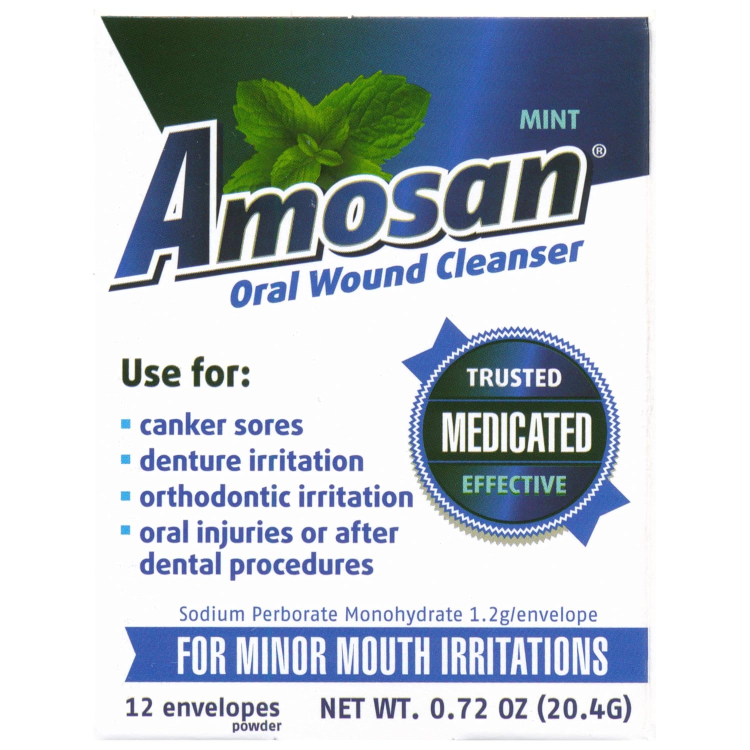 Amosan Oral Wound Cleanser : Beauty