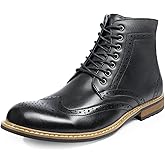 Bruno Marc Men's Dress Ankle Motorcycle Boots