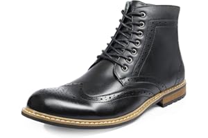 Bruno Marc Men's Dress Ankle Motorcycle Boots