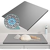 KORVOS 304 Stainless Steel Cutting Board, Large Size 23.62"x19.68" Heavy Duty Cutting Boards, Low Noise Chopping Board, Anti-Scratch Surface for Meat, Vegetables&Baking, Honeycomb Pattern