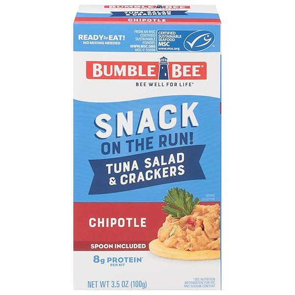 BUMBLE BEE SNACK ON THE RUN! PROTEIN SNACK...