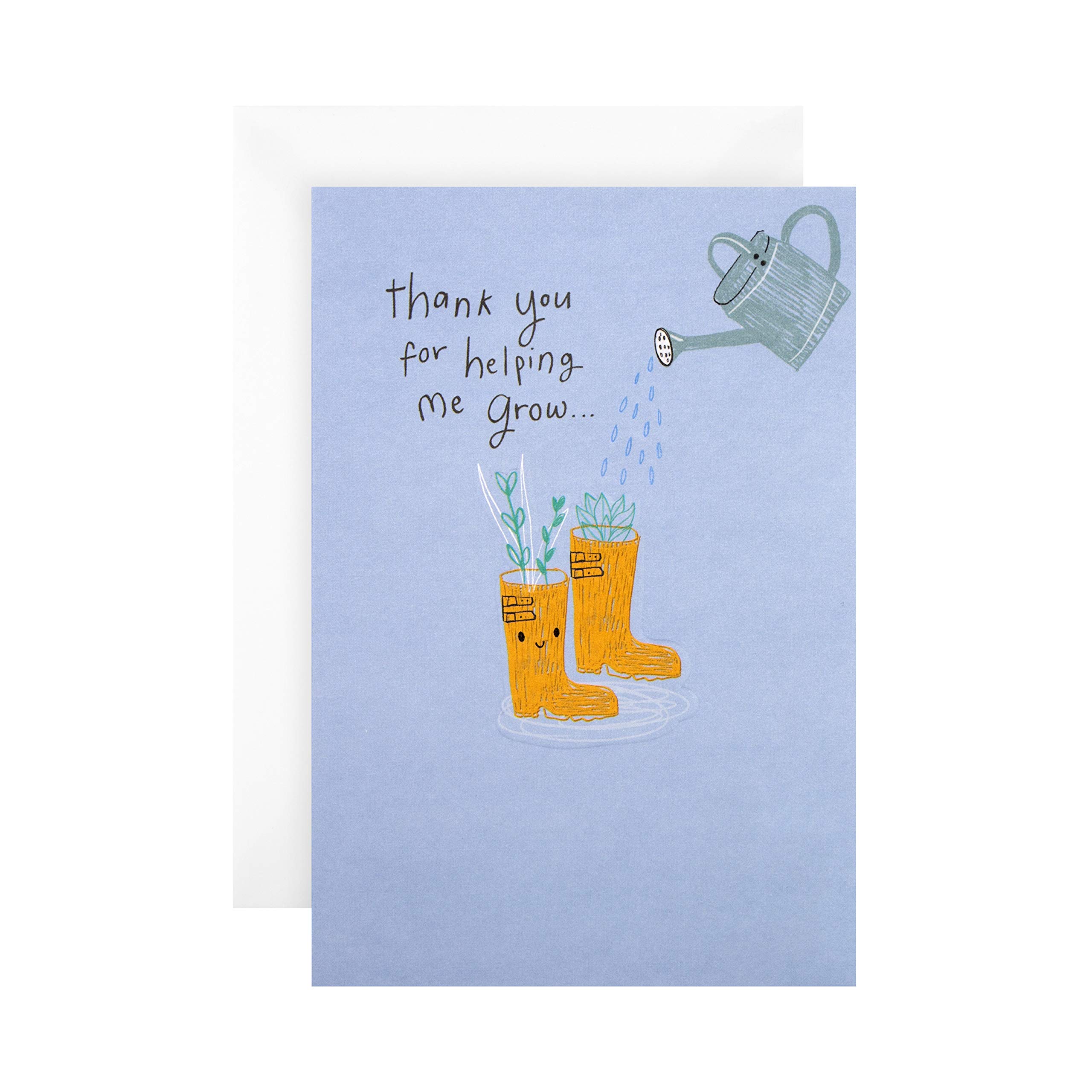 Hallmark Thank You Card - Cute Illustrated Wellingtons 'State of Kind' Design