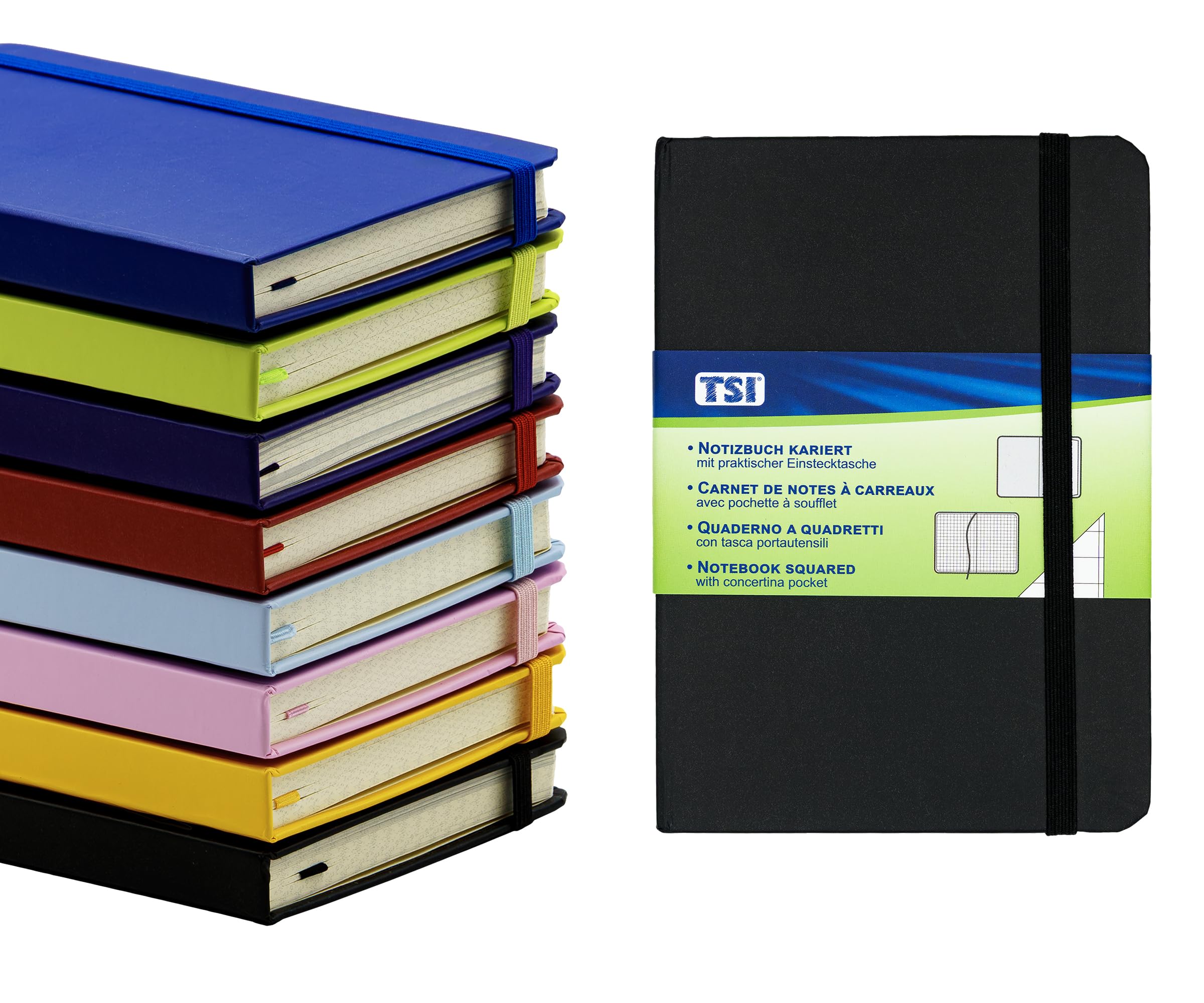 TSI 63556 Notebook B7, Squared with 100 Sheets