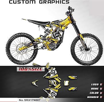 yellow electric dirt bike