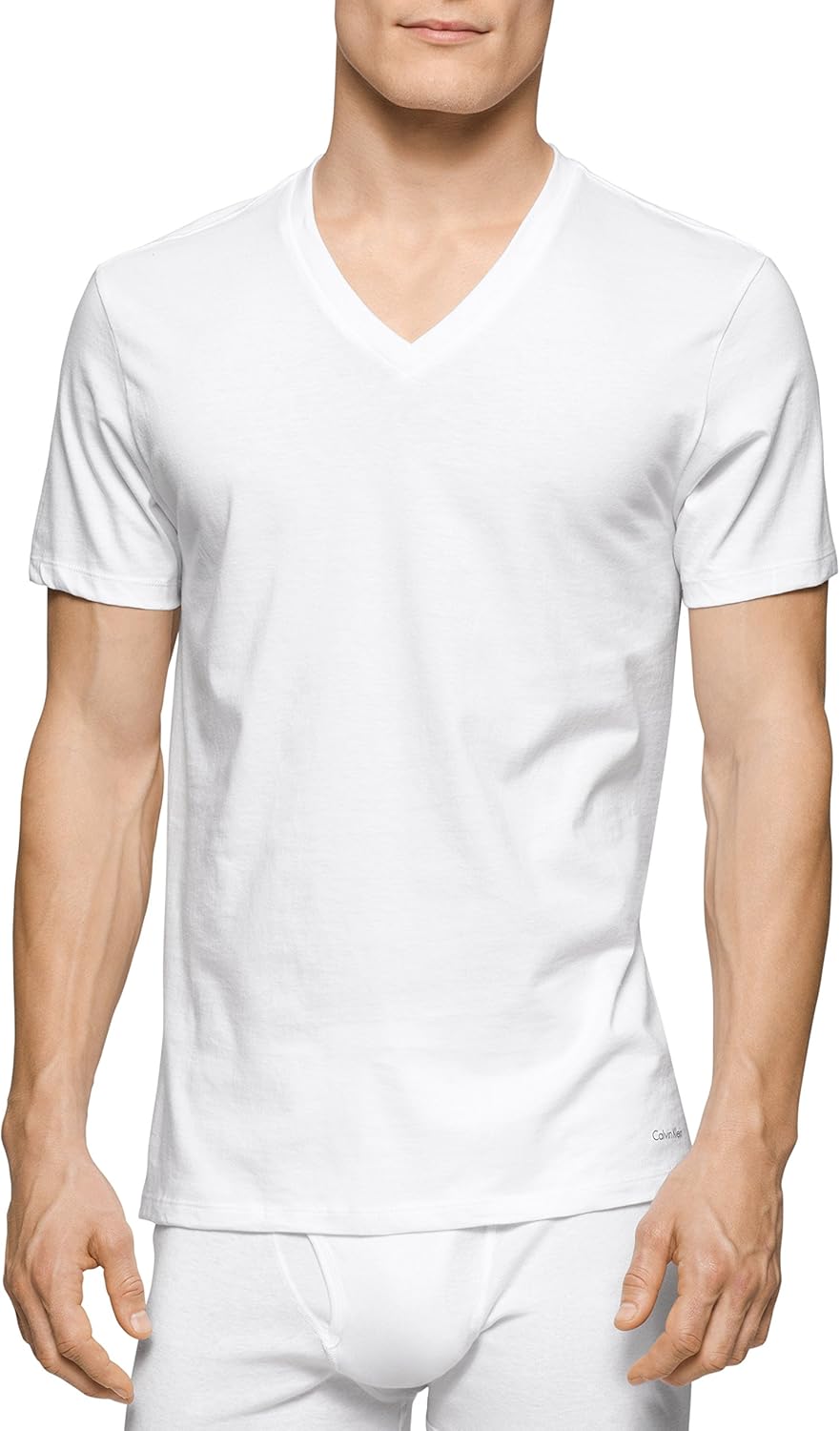 Calvin Klein Men's Cotton Classics Multipack V Neck T-Shirts at  Men’s Clothing store