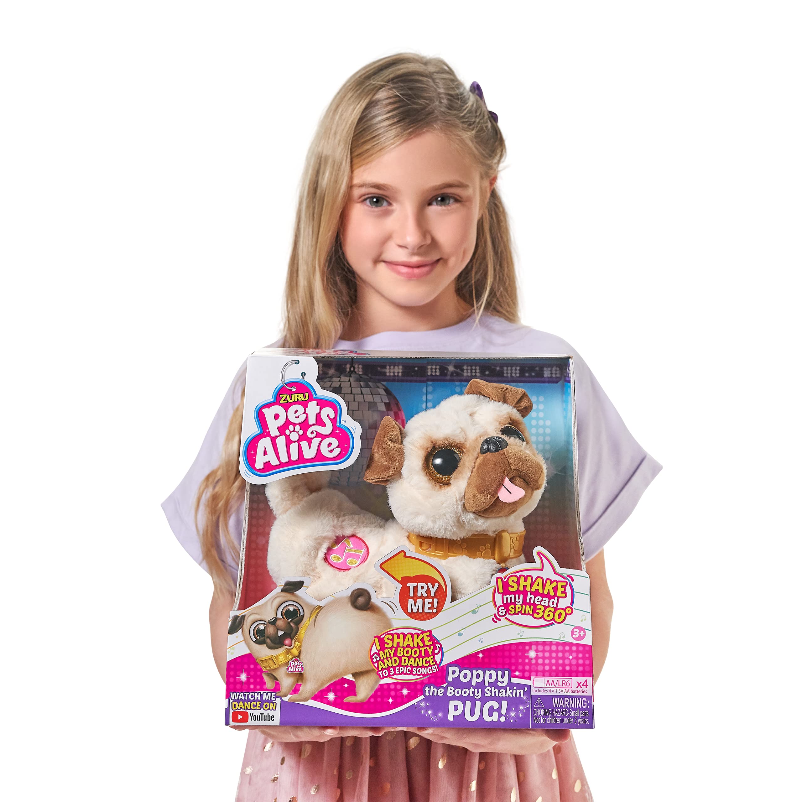 Pets Alive Poppy The Booty Shakin’ Pug Interactive