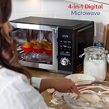 Russell Hobbs 25L 4-in-1 Digital Microwave Air Fryer 900W Black view 6