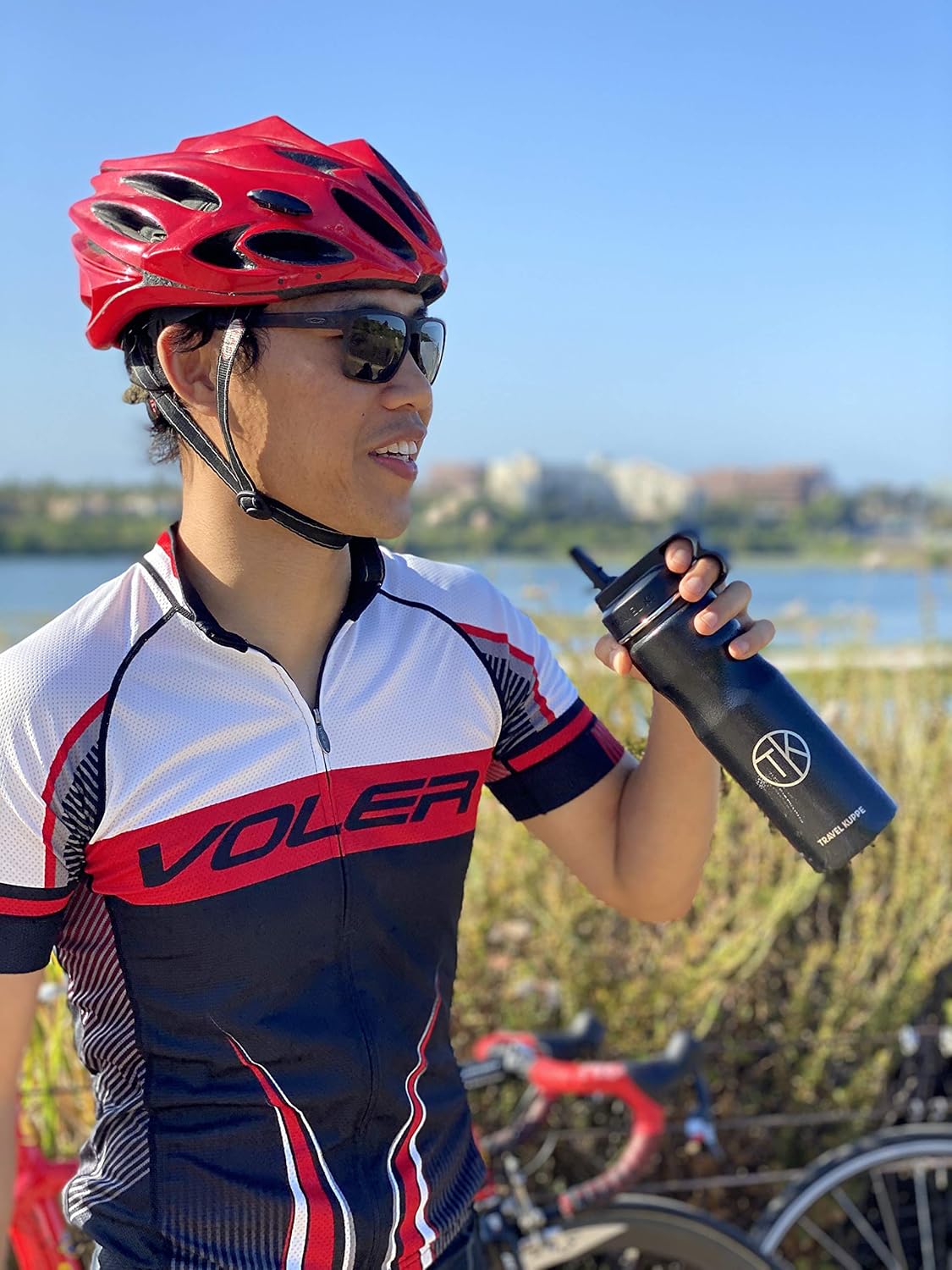 travel kuppe cycling water bottle