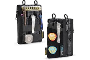 VIPERADE VE16 Pocket Organizer, EDC Pouch for Men, 7 Pockets EDC Pocket Organizer EDC Pouch for Everyday Carry, Multitool Poc