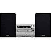 Panasonic CD Stereo System USB Memory / Bluetooth Correspondence Silver SC-PM250-S