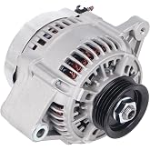 PAROD Alternator 12V 95A Fit for Honda CR-V 1997 1998 1999 2000 2001 w/Square Alt Plug,CW 4-Groove Pulley,Replace#31100P3F013, 31100P3FA01