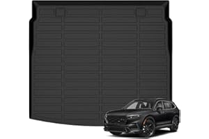 Wailtnb All Weather Cargo Liner for 2023 2024 Honda CR-V Hybrid & CRV Cargo Tray in Highest Position Custom Fit Car Trunk Mat, Waterproof Easy to Clean Cargo Mat CRV Hybrid Accessories Black
