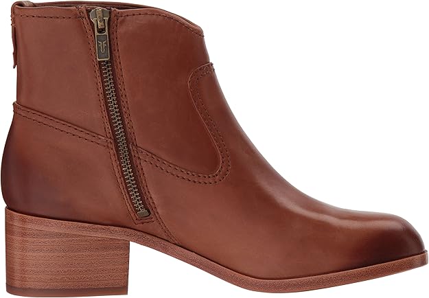 frye claire bootie cognac