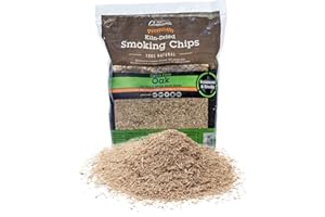 Camerons All Natural Extra Fine Oak BBQ Wood Chips - 260 Cu. in. Bag, Approx 2 Pounds - Kiln Dried Sawdust Shavings for Cocktail Smoking Guns, Smokers, Smoke Boxes - Barbecue Grilling Gifts for Men