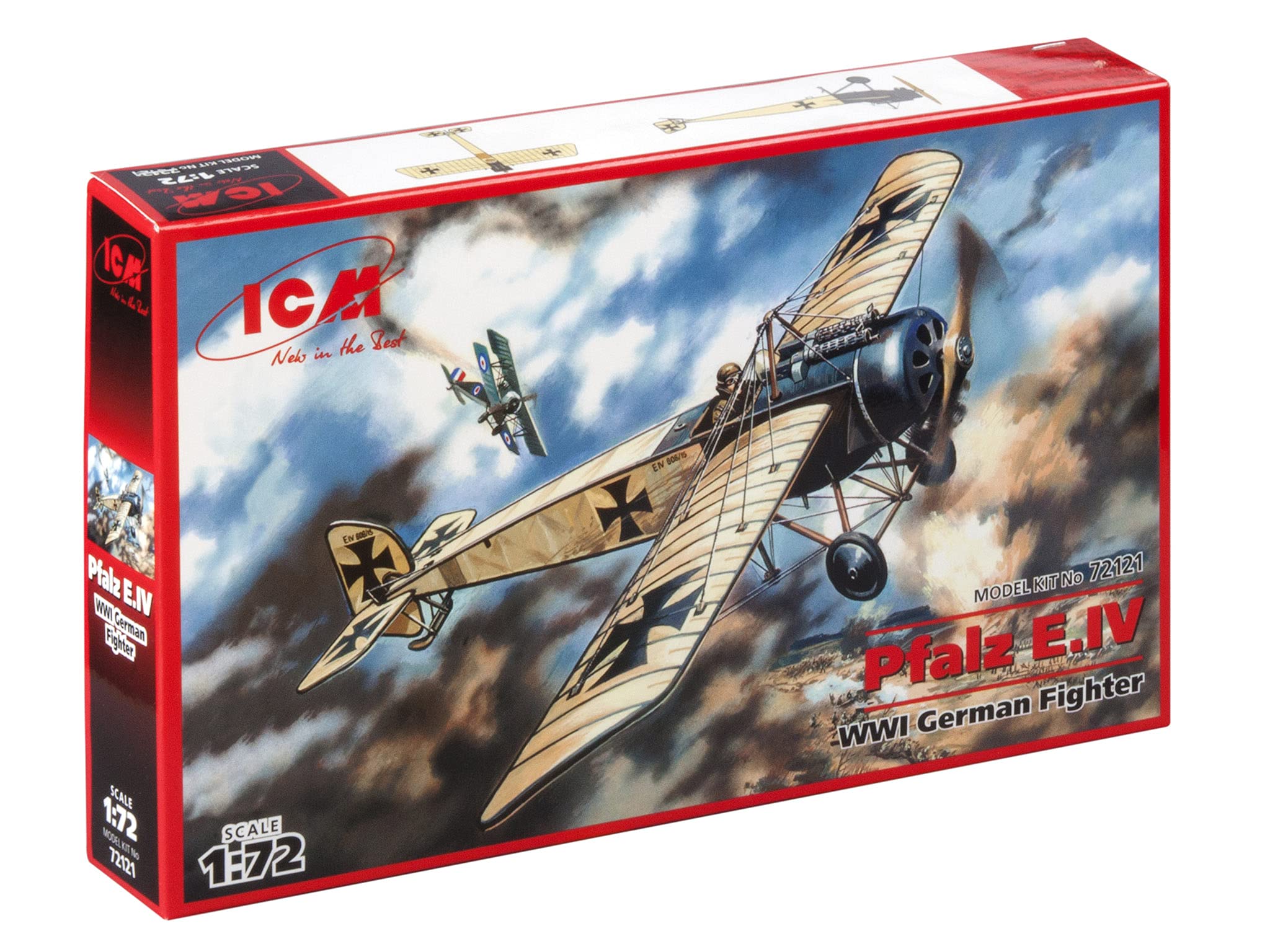 ICM 1:72 - Pfalz E.IV, WWI German Fighter