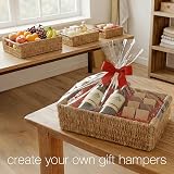 woodluv Storage Baskets Nesting Organiser 44x32x12.5 cm Seagrass view 7