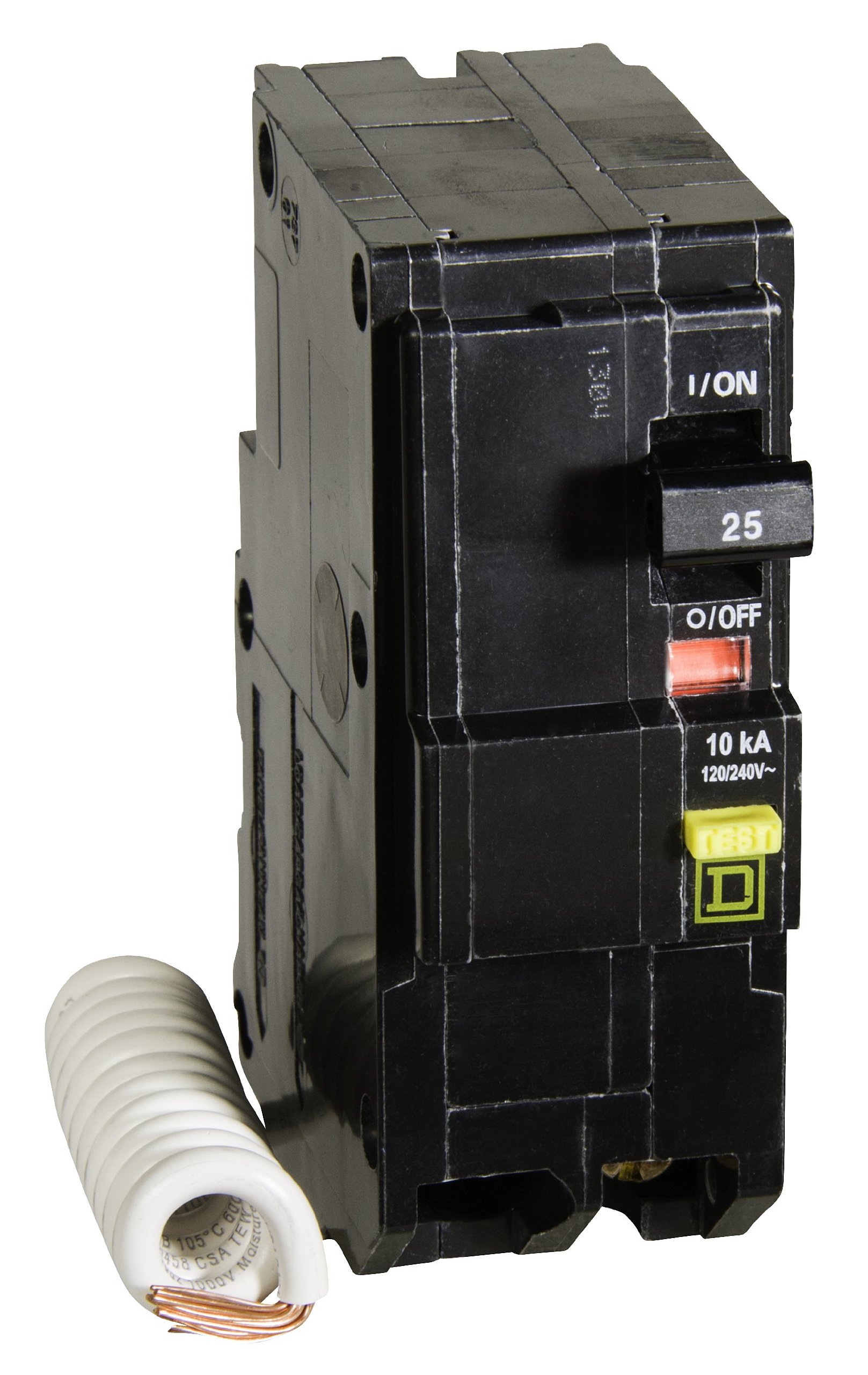 Photo 1 of Square D by Schneider Electric Square D - QO225GFI QO 25-Amp Two-Pole GFCI Breaker