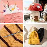 Udewo 16 Pcs Large Eye Blunt Needles Wool Knitting Tapestry Sewing Set view 4