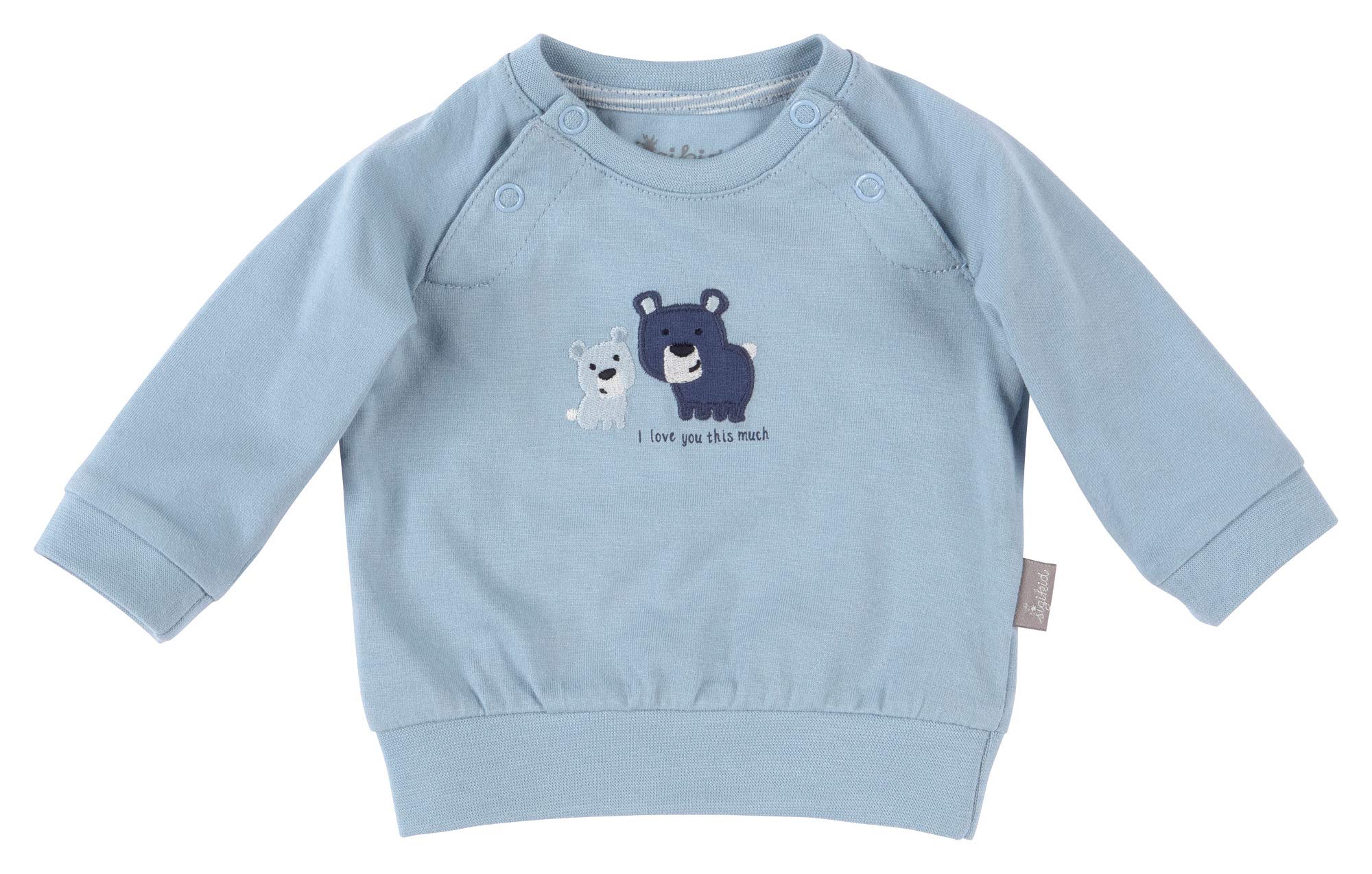 Sigikid Baby Boys Langarm Shirt, New Born Sweater Not Applicable, Blue, 56