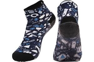 RANDY SUN Barefoot Quick-Dry Sand Beach Socks, Breathable Seamless Yoga Sock With TPE Sole